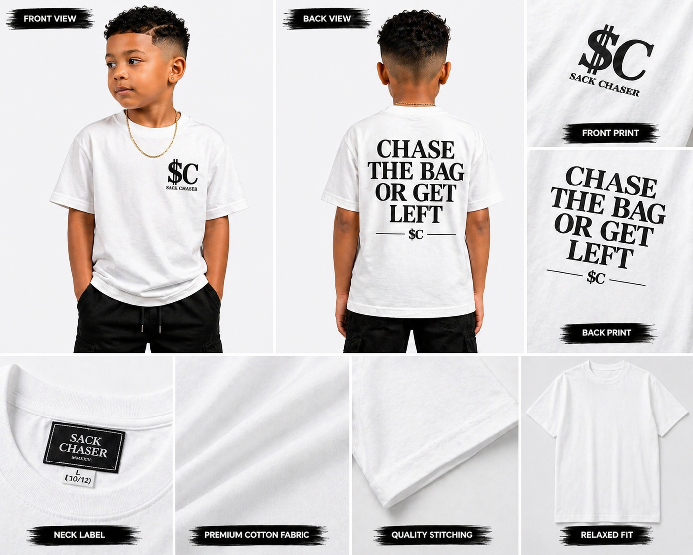 Chase The Bag Tee (Front & Back Edition)