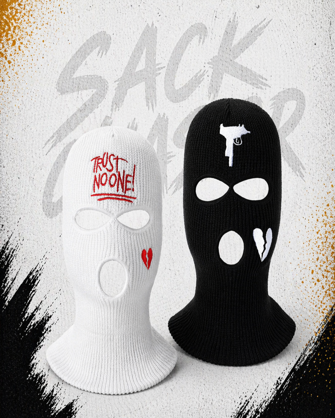 SC 2 Pcs Ski Mask Full Face