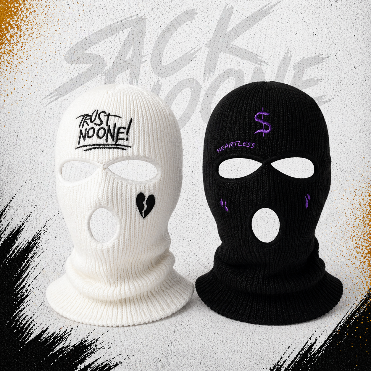 SC 2 Pcs Ski Mask Full Face