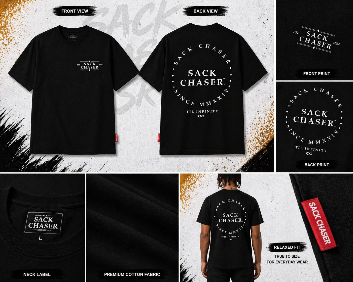 SACK CHASER “’TIL INFINITY” TEE