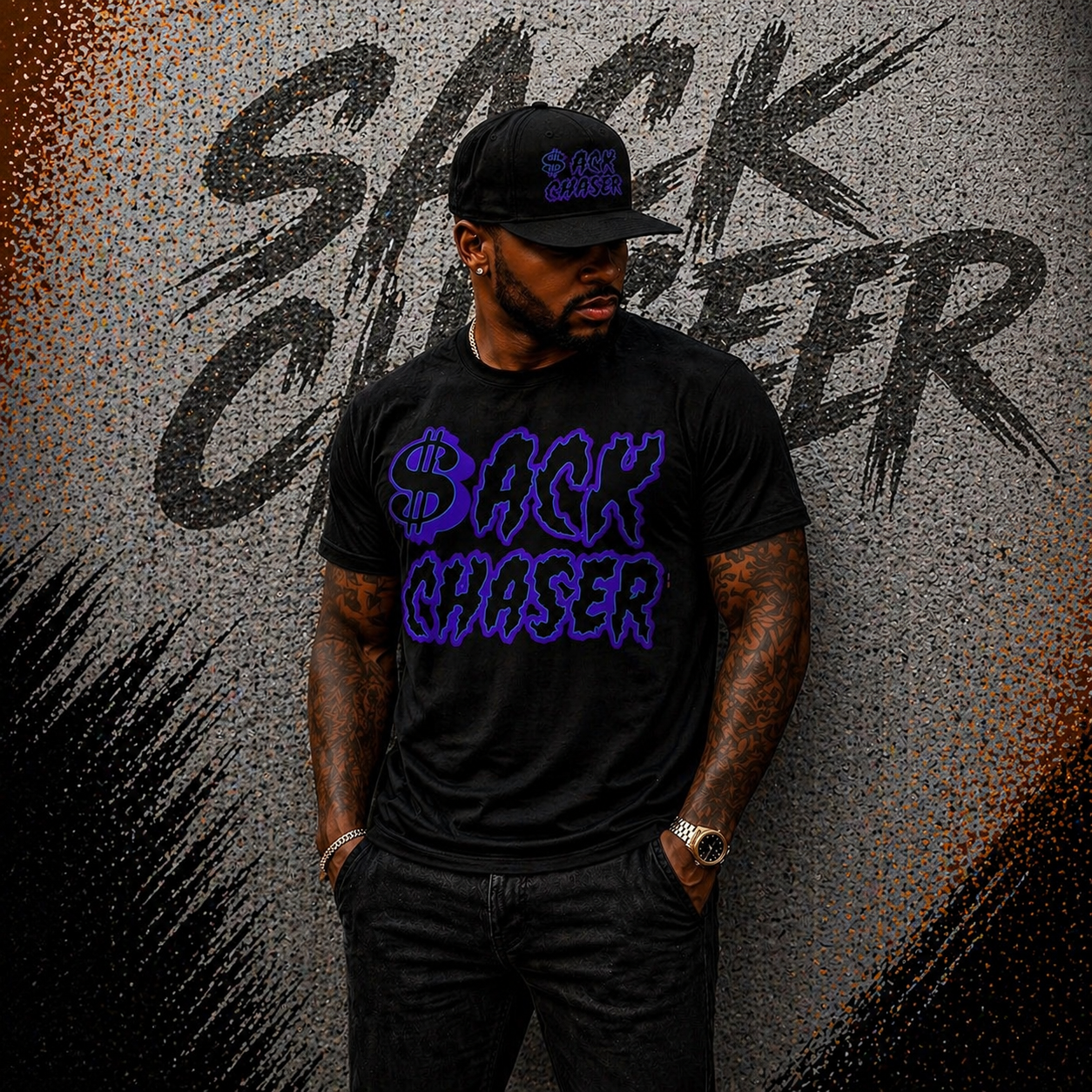 Sack Chaser Signature Drip Tee