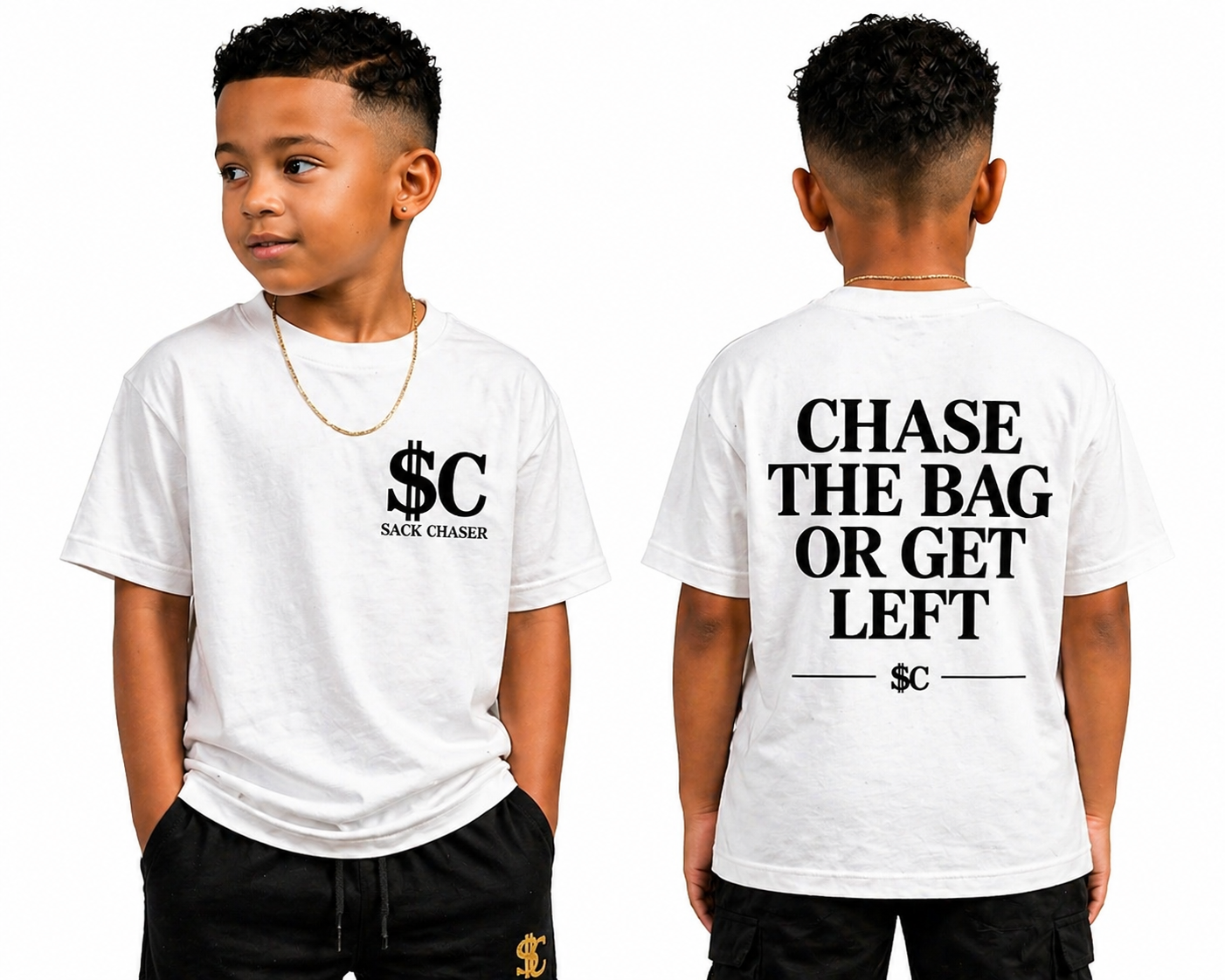 Chase The Bag Tee  (Front & Back Edition)